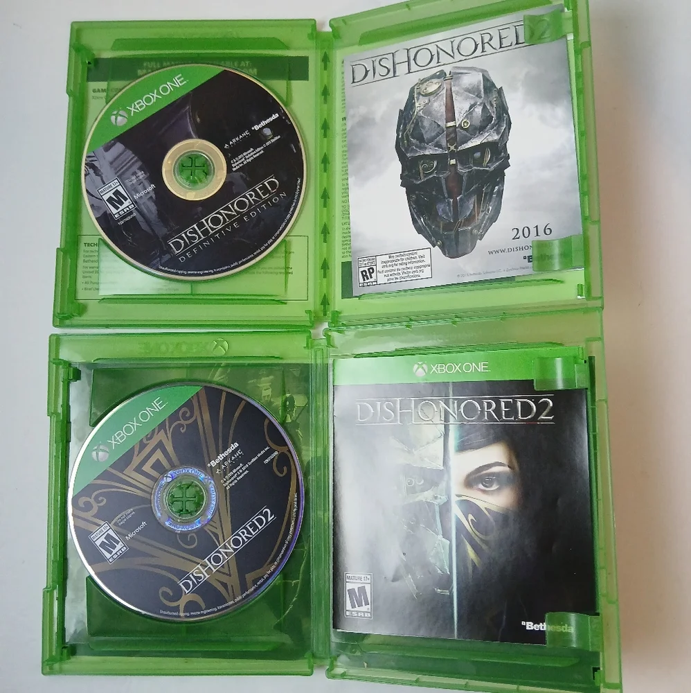 Dishonored Definitive Edition & Dishonored 2 Limited Edition for Xbox One/TESTED